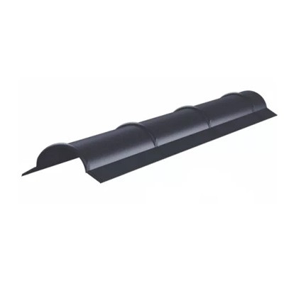ZENSTEEL Gerincelem trapézlemezhez, Fényes grafitszürke RAL7024, Hossz: 2000mm