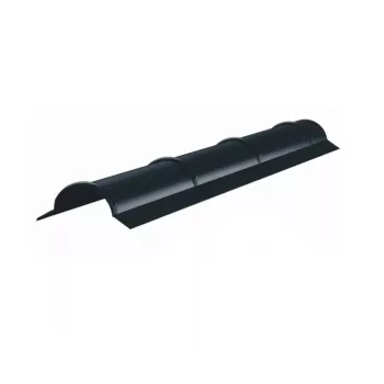   ZENSTEEL Íves gerincelem, Fényes antracit szürke RAL7016, Hossz: 2000mm