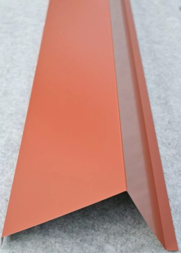 ZENSTEEL Oromszegély, Fényes téglavörös RAL8004, Hossz: 2000mm
