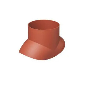 TERRÁN FÜSTGÁZCSŐ ADAPTER BARNA DN 110