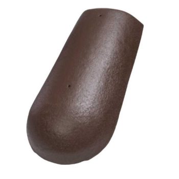   Bramac Platinum Star barna metál Kezdő élgerinc cserép rögzítőkkel SET