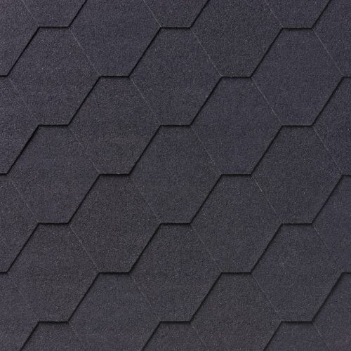 IKO Superglass HEX Méhsejt, Öntapadó felülettel ellátott Zsindely Fekete (01)