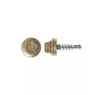 ZENSTEEL Rögzítő csavar fémhez, RAL1015 fényes (bézs) - 4,8*19mm - 50db