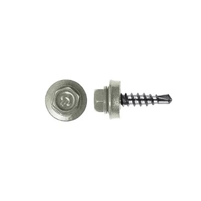 ZENSTEEL Rögzítő csavar fémhez, RAL7011 fényes (acélszürke) - 4,8*19mm - 50db