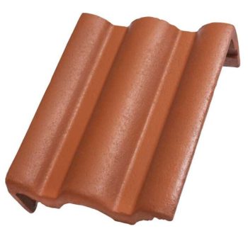   Bramac Római Novo téglavörös Félnyeregtető szegélycserép balos