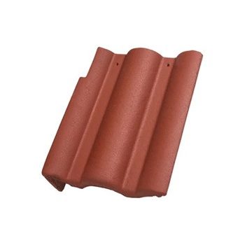   Bramac Római Novo rubinvörös Félnyeregtető szegélycserép balos