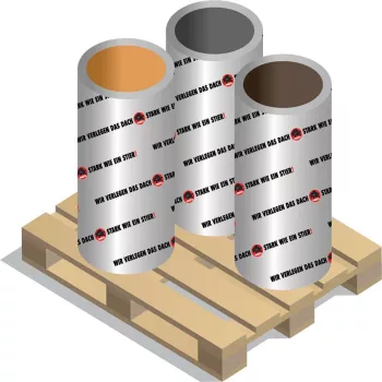   PREFA Polyester bevonatú, kétoldalt színes tekercses lemez barna/antracit 0,70x1000 60 kg