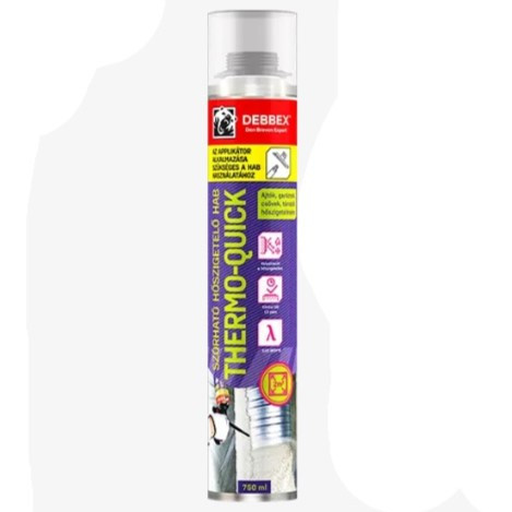 Den Braven DEBBEX Thermo-quick 750 ml szórható hőszigetelő hab