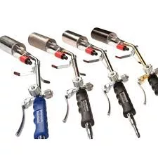 CALLONI professzionális lánghegesztő 50 mm-es égőfej PIEZO 220mm-es szár,10 m szabványos narancssárga flexibilis cső, reduktor