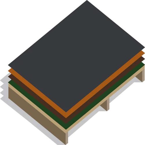 PREFA Polyester bevonatos, kétoldalon színes Táblalemez 0.7x1000x2000 mm cinkszürke/cinkszürke