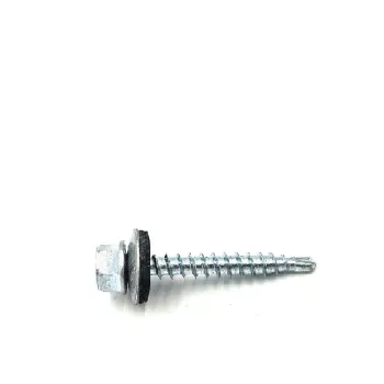   Koelner RAL 8017 Csokoládébarna hatlapfejű önfúró csavar fához fém/EPDM alátéttel