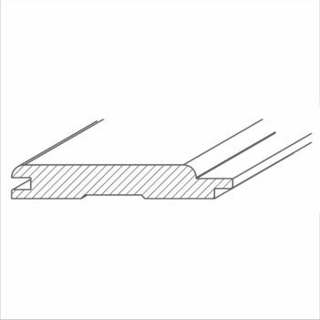 Borovi Lambéria Fózolt CS Profil AB Minőség 24mm X 146mm X 4000mm
