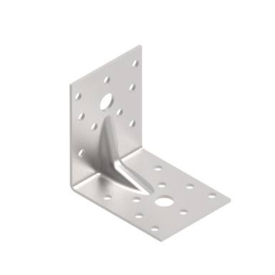 Koelner 70x70x55 mm erősített egyenlő szárú sarokösszekötő, lv:2,0 mm (50db/dob)