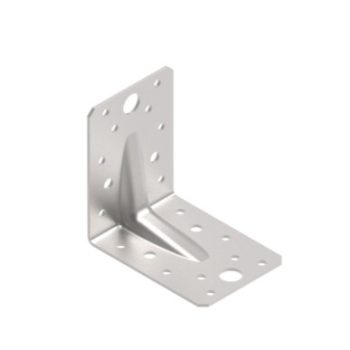   Koelner 90x90x65 mm erősített egyenlő szárú sarokösszekötő, lv:2,0 mm (50db/dob)