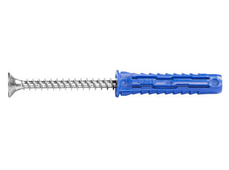 Koelner 4ALL Nagyteljesítményű nylon dübel 8x65 mm + Süllyeszett fejű csavar 5x80mm (20db/csom)