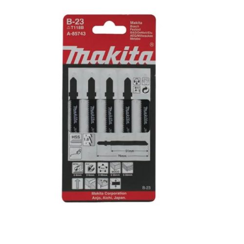 MAKITA 5db HSS B-23 szúrófűrészlap FÉM, általános, TPI:14, L:75mm