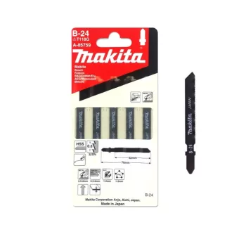   MAKITA 5db HSS B-24 szúrófűrészlap FÉM, általános, TPI:32, L:75mm