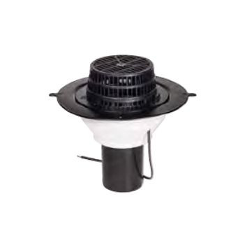 Italprofili "TOP" Bitumenes tetőösszefolyó szett 160 mm átmérő, 250 mm hosszú, fűthető