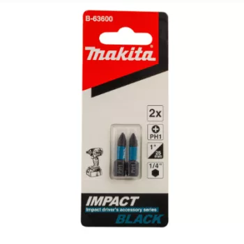 MAKITA impact BLACK csavarbehajtó bit PH1 25mm