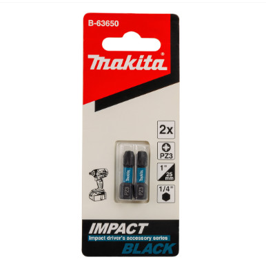 MAKITA impact BLACK csavarbehajtó bit PZ3 25mm