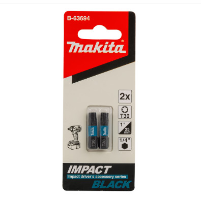 MAKITA impact BLACK csavarbehajtó bit T30 25mm