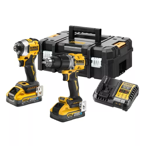 Dewalt 18V akkus gépszett (DCF850+DCD805) 2 db 5 ah Powerstack akkuval és töltővel
