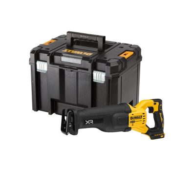   Dewalt  akkus orrfűrész 18 V, 300 mm, Szénkefementes, Akku és töltő nélkül, TSTAK kofferben