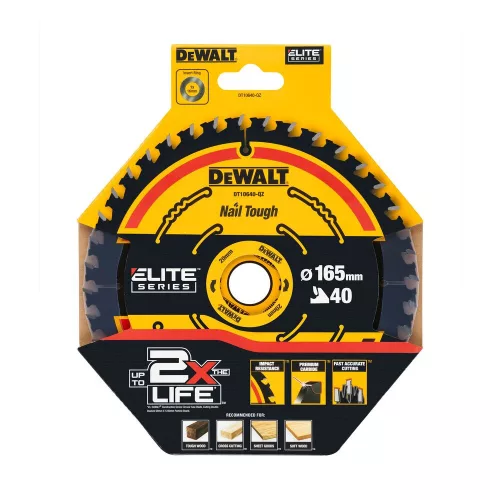 Dewalt Extreme Körfűrészlap 165x20mm, 40 fog 18° WZ