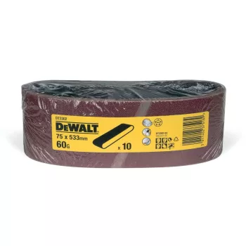 Dewalt Csiszolószalag 75 × 533 mm, 60G, 10 db/csomag