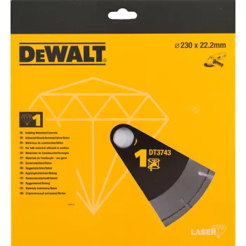   Dewalt Gyémánttárcsa építőanyagokhoz, betonhoz 230mmx22,2mm