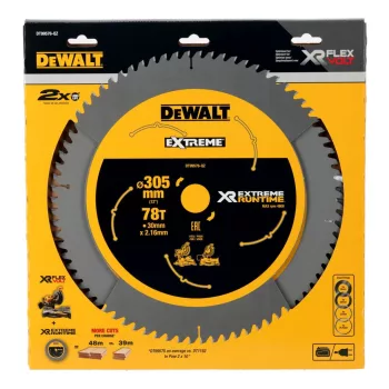   Dewalt XR Extreme Runtime Körfűrészlap 305x30 mm, 78 fog WZ/FZ 7°