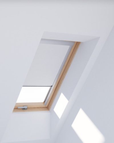 DAKEA fehér fényzáró roló 114x140 méretű ablakra 