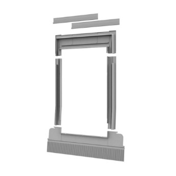 DAKEA Burkolókeret cseréptetőhöz 55x118, max 50mm-ig 