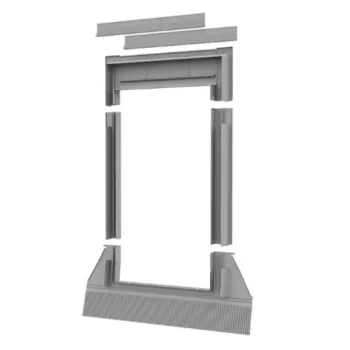   DAKEA Univerzális burkolókeret max 120mm profilmagasság 55x78