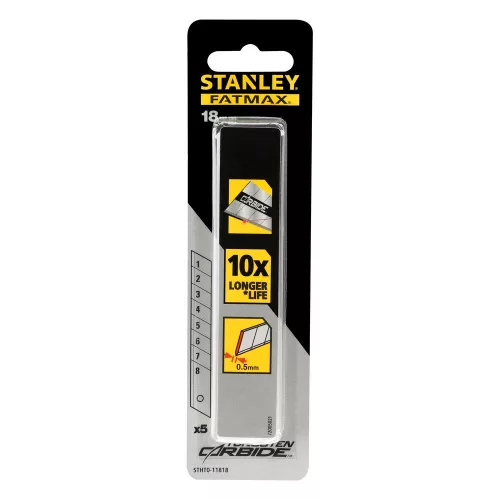 Stanley FatMax karbid tördelhető penge 18mm 5db