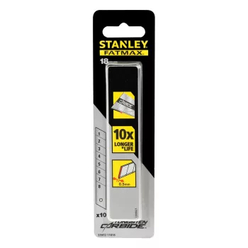 Stanley FatMax karbid tördelhető penge 18mm 10db