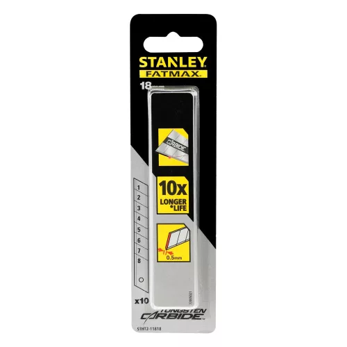 Stanley FatMax karbid tördelhető penge 18mm 10db